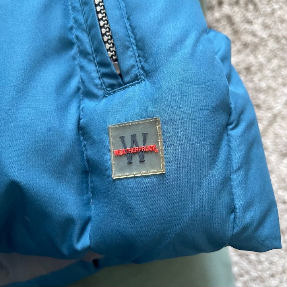 Weatherproof Garment Co Blue Quilted Puffer Vest Large Gorpcore Aesthetic NWOT - Picture 7 of 15